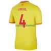 Maillot de Supporter Liverpool Virgil van Dijk 4 Troisième 2021-22 Pour Homme